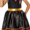 DEGUISEMENT ROBE LUXE HERMIONE + BAGUETTE + LUNETTES TAILLE S 3-4 ANS