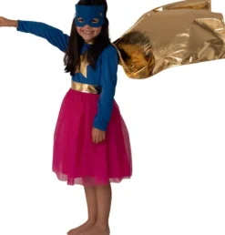DEGUISEMENT SUPER HEROINE - TAILLE 5-7 ANS