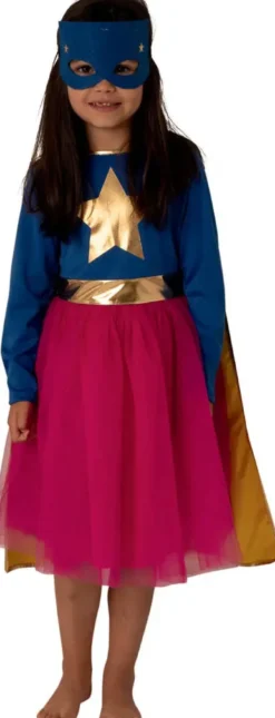 DEGUISEMENT SUPER HEROINE - TAILLE 5-7 ANS