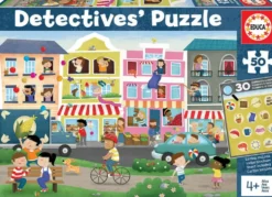 DETECTIVES' PUZZLE 50 PIECES - EN VILLE