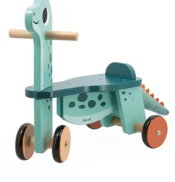 DINO - PORTEUR PORTOSAURUS EN BOIS