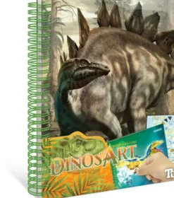 DINOSART CARNET DE STICKERS PAR NUMEROS