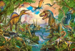 DINOS SAUVAGES -DINOSAURES 150 PIECES