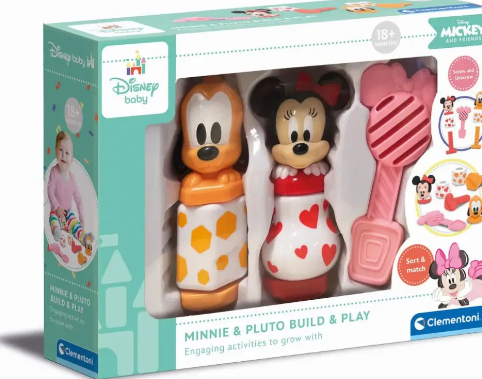 DISNEY BABY - MINNIE ET PLUTO - CONSTRUIS ET JOUE