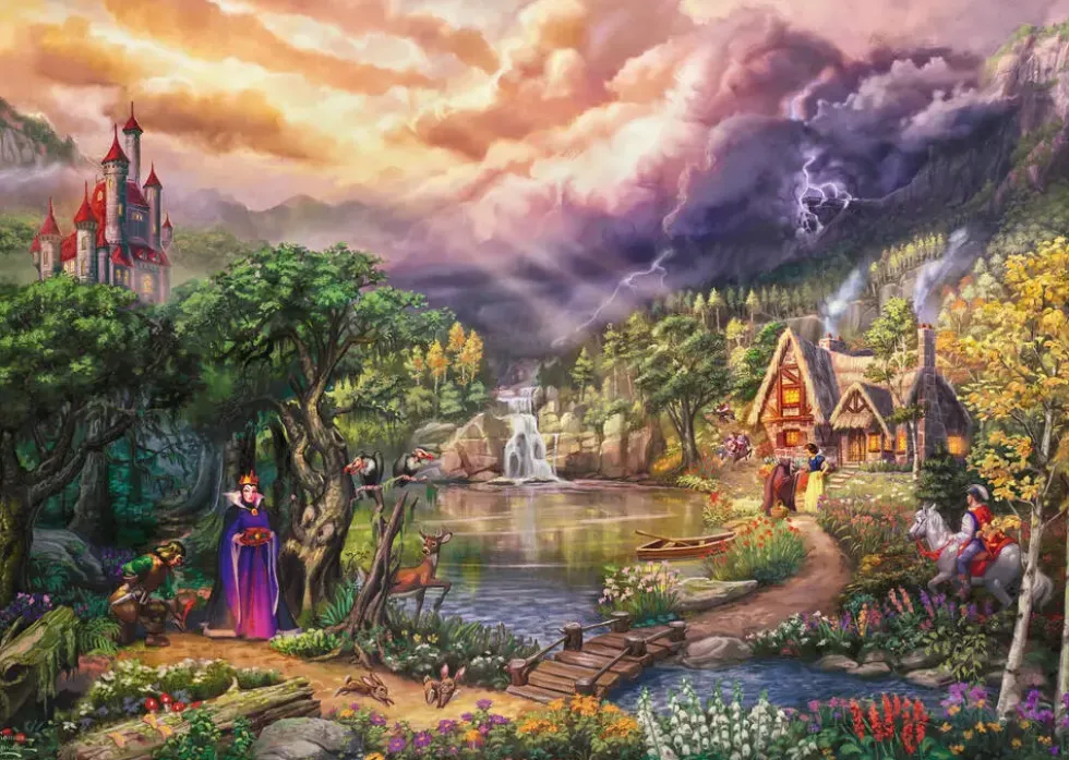 DISNEY - BLANCHE-NEIGE ET LA REINE - PUZZLE 1000 PIECES