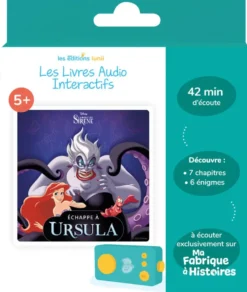 DISNEY LA PETITE SIRENE - LIVRE AUDIO - DEFI VILAIN : ECHAPPE A URSULA !