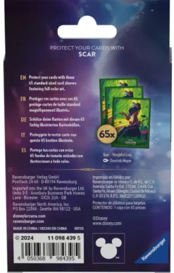 DISNEY LORCANA - PROTEGE-CARTES SCAR