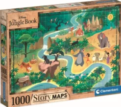 DISNEY MAPS -LE LIVRE DE LA JUNGLE - PUZZLE 1000 PIECES