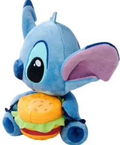 DISNEY - PELUCHE STITCH AVEC HAMBURGER 25 CM