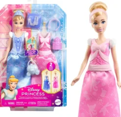 DISNEY PRINCESS - CENDRILLON POUPEE ET TENUES