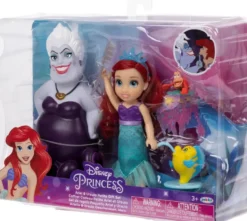 DISNEY PRINCESSES - ARIEL - COFFRET POUPEE ARIEL ET URSULA