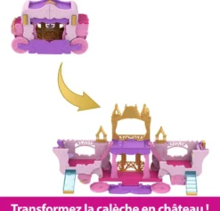 DISNEY PRINCESSES - CHATEAU ET CAROSSE 2 EN 1