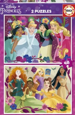 DISNEY PRINCESS - 2X48 PIECES