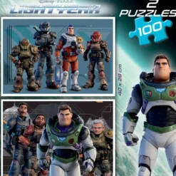 DISNEY PUZZLE 2 X 100 PIECES - LIGHTYEAR
