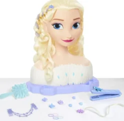 DISNEY REINE DES NEIGES - TETE A COIFFER ELSA DELUXE