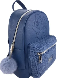 DISNEY STITCH ET ANGEL - SAC A DOS FASHIONHUG TEDDY BLEU