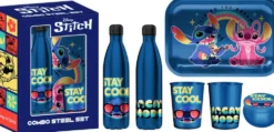 DISNEY STITCH ET ANGEL STAY COOL - COFFRET COMBO STEEL 100% METAL