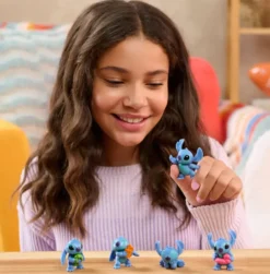 DISNEY STITCH - PACK 5 FIGURINES A COLLECTIONNER