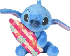 DISNEY STITCH - PELUCHE AVEC SA PLANCHE DE SURF 25 CM