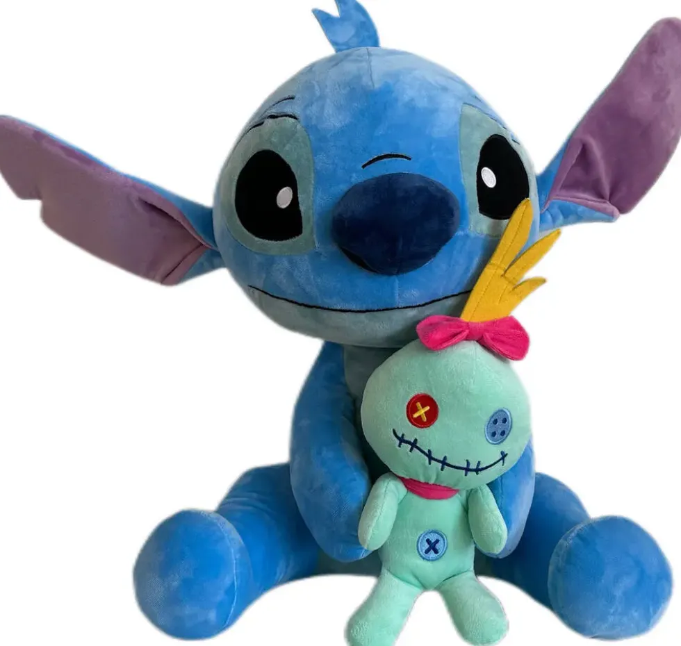 DISNEY STITCH - PELUCHE AVEC SCRUMP 50 CM