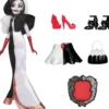 DISNEY VILLAINS POUPÉE MANNEQUIN CRUELLA D'ENFER