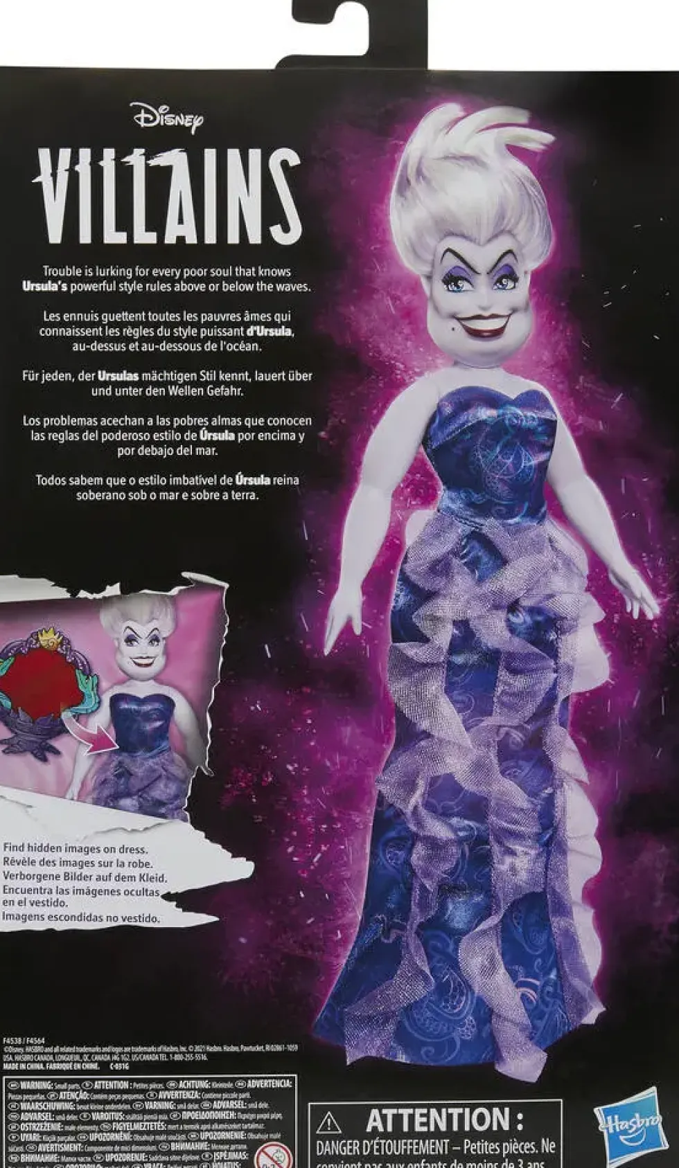 DISNEY VILLAINS POUPÉE MANNEQUIN URSULA
