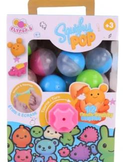 DISTRIBUTEUR 12 OEUFS SURPRISES SQUISHY'POP - ANIMAUX MYSTERES