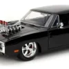 1/24 DODGE CHARGER W/DOM TOERETTO FIGURE BLACK FF 1970