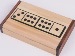 DOMINOS EN BOIS 28 PIECES