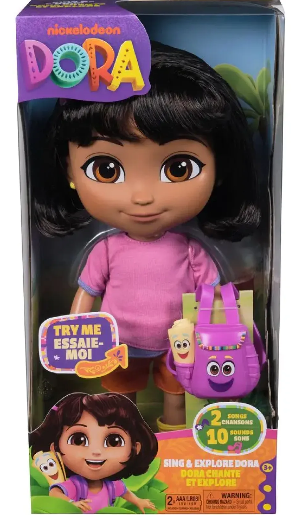 DORA L'EXPLORATRICE - POUPEE DORA CHANTE ET EXPLORE