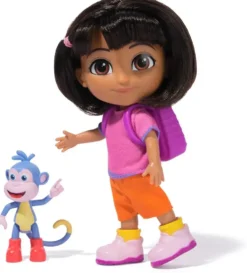 DORA L'EXPLORATRICE - POUPEE DORA 15 CM + FIGURINE BABOUCHE DORA