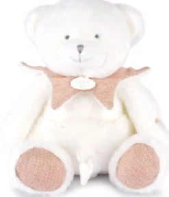 DOUDOU 25 ANS - OURS ROSE PANTIN AVEC DOUDOU MOU