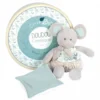 DOUDOU BOTANIC -PANTIN SOURIS PM AVEC DOUDOU VERT