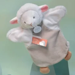 DOUDOU MARIONNETTE AGNEAU - 25 CM