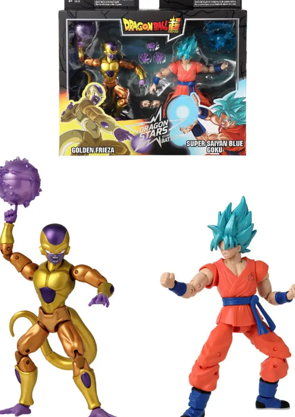 DRAGON BALL ZFIGURINE DRAGON STARS 17 CM - BATTLE PACK - GOLDEN FRIEZA VS SSB GOKU