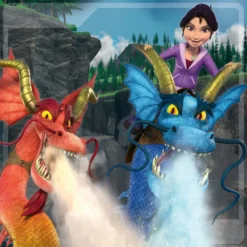 DRAGONS - LES NEUF ROYAUMES - PUZZLES 3X49 PIECES