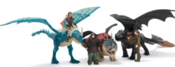 DRAGONS - PACK FIGURINES DRAGON ET VIKING 25 CM- FILM
