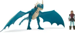 DRAGONS - PACK FIGURINES DRAGON ET VIKING 25 CM- FILM