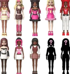 DRESS TO IMPRESS - FIGURINE TOP MODEL A COLLECTIONNER + CODE UNIQUE DLC SERIE 1