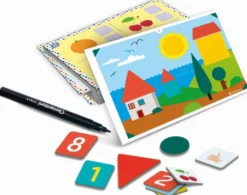 EDUCATION CLEMENTONI - MALLETTE MAGNETIQUE - NOMBRES ET FORMES