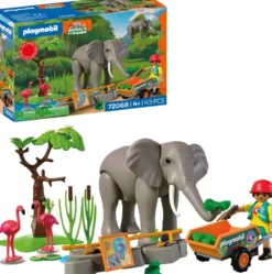 ELEPHANTS ET SOIGNEUR ANIMALIER 72068