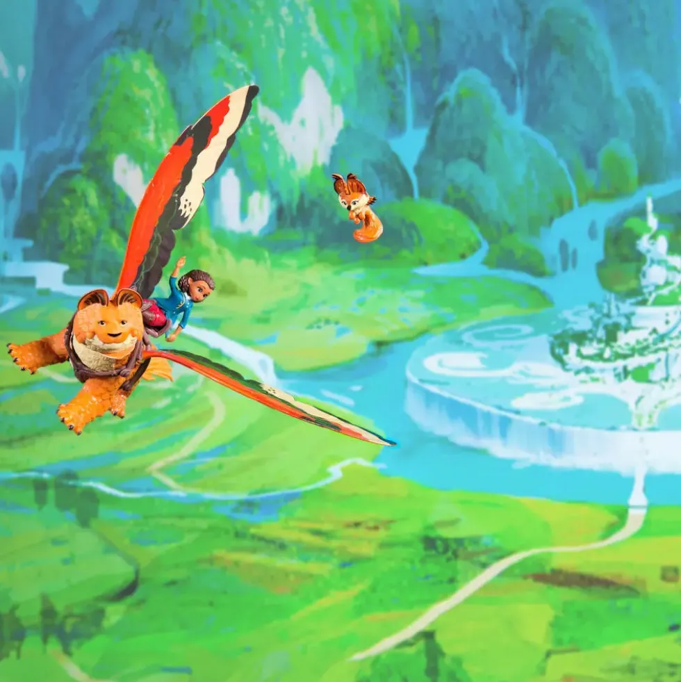 ELLIAN ET LE SORTILEGE - PACK FIGURINE GRYPHON ENVOUTE
