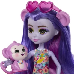 ENCHANTIMALS - SUNSHINE BEACH - COFFRET LA PLAGE DES SINGES