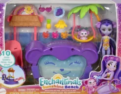 ENCHANTIMALS - SUNSHINE BEACH - COFFRET LA PLAGE DES SINGES