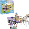 ENFANTS AVEC CALECHE ET PONEY - 71496