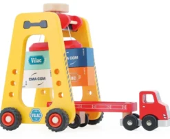 ENJAMBEUR DE DOCKER ET SEMI-REMORQUE