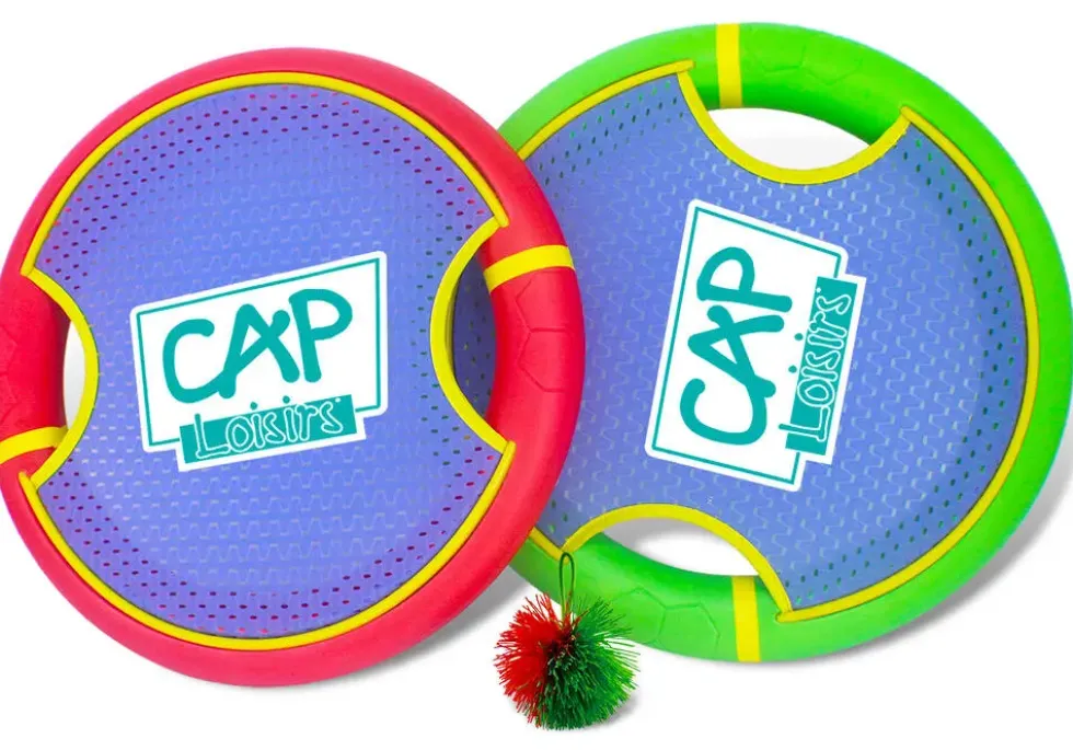 2 EN 1 RAQUETTES FRISBEE