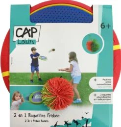 2 EN 1 RAQUETTES FRISBEE