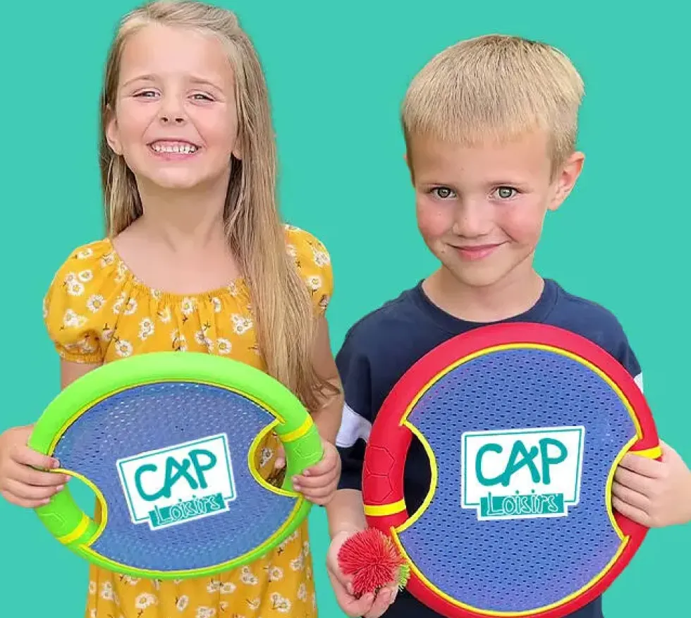 2 EN 1 RAQUETTES FRISBEE
