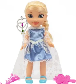FAIRYTALE PRINCESS - POUPEE PRINCESSE 35 CM AVEC SCEPTRE ET COURONNE